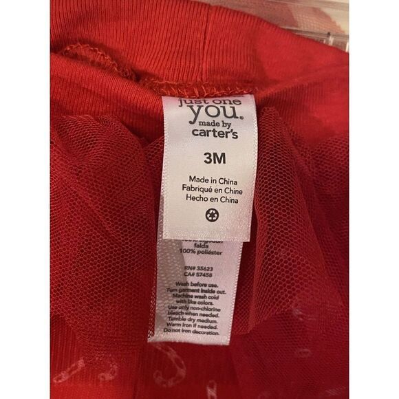NWT Just One You by Carter's Baby's Tutu Pants & Bodysuit 2 Pcs. Set Size: 3M - Picture 5 of 10